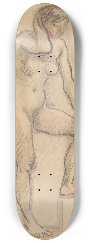 Zygmunt Waliszewski - Standing nude 8.25 inch art skate deck