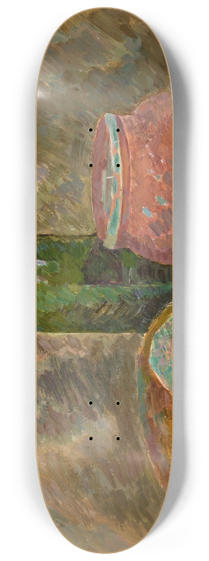 Zygmunt Waliszewski - Still life with bread 8.25 inch art skate deck