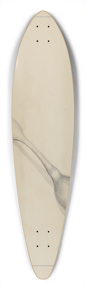 Frank Nelson - Silver Teaspoon 39.3 inch art pintail longboard deck