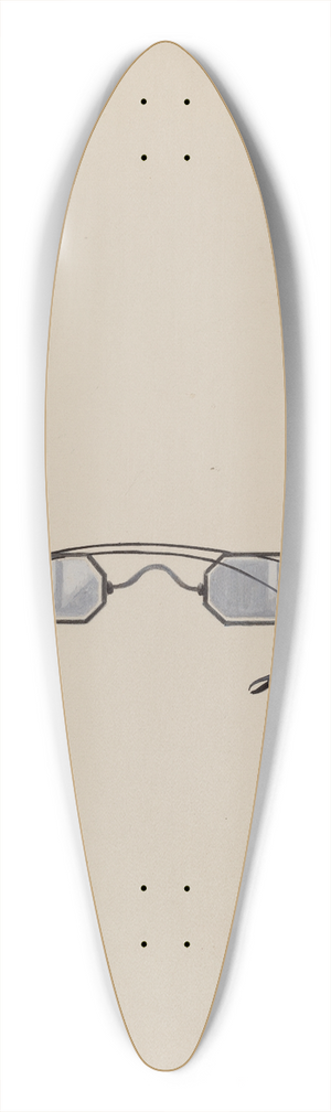 Frank Nelson - Spectacles 39.3 inch art pintail longboard deck