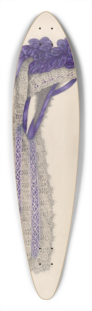 Frank Nelson - Straw Bonnet 39.3 inch art pintail longboard deck