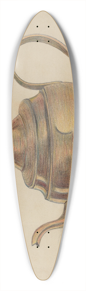 Frank Nelson - Teapot 39.3 inch art pintail longboard deck