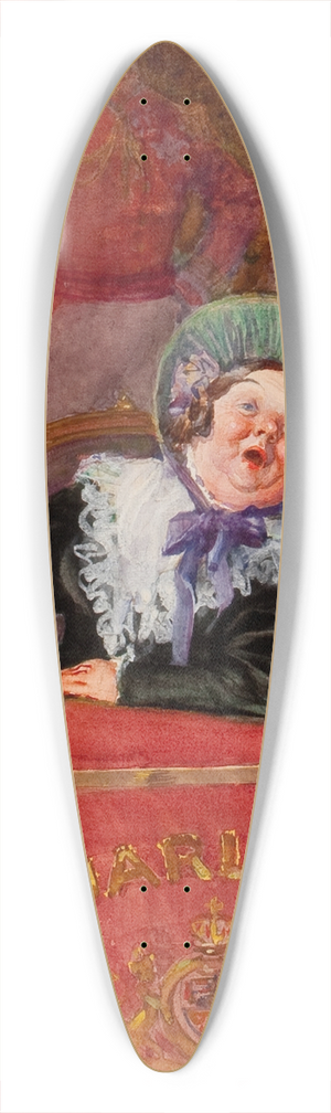 Frank Reynolds - Jarley 39.3 inch art pintail longboard deck