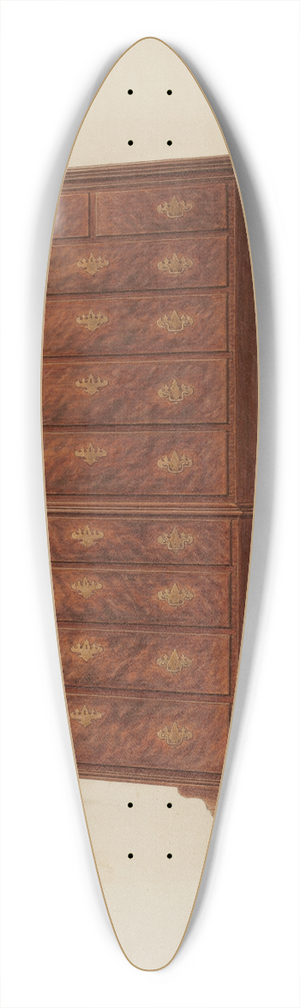 Frank Wenger - Chest-On-Chest 39.3 inch art pintail longboard deck