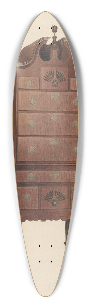 Frank Wenger - Highboy 39.3 inch art pintail longboard deck