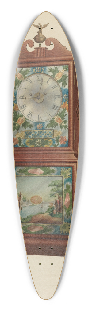 Frank Wenger - Mantel Clock 39.3 inch art pintail longboard deck