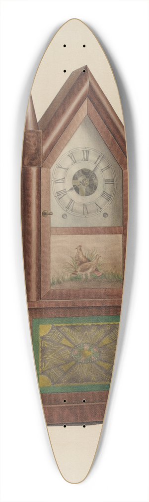 Frank Wenger - Shelf Clock 39.3 inch art pintail longboard deck