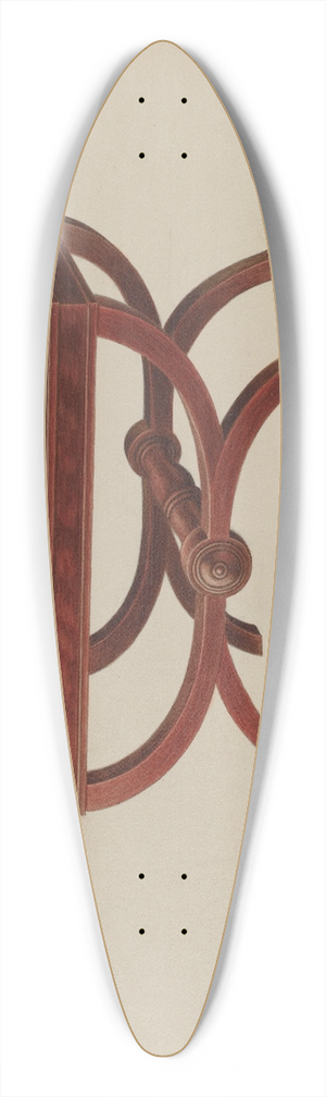 Frank Wenger - Stool 39.3 inch art pintail longboard deck