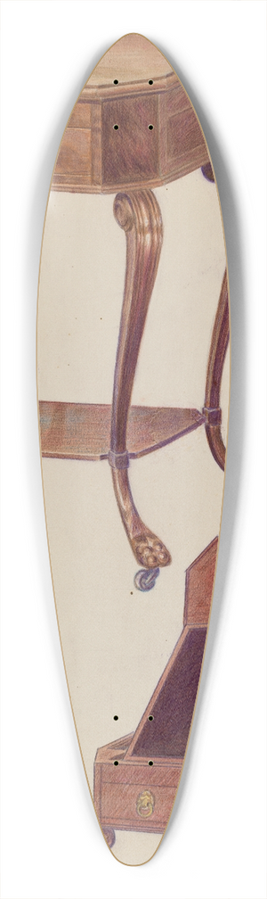 Frank Wenger - Writing or Sewing Table 39.3 inch art pintail longboard deck