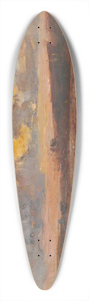 Franois-Auguste Ravier - tude de paysage 39.3 inch art pintail longboard deck