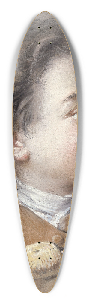 Franois Boucher - Boy with a Carrot 39.3 inch art pintail longboard deck