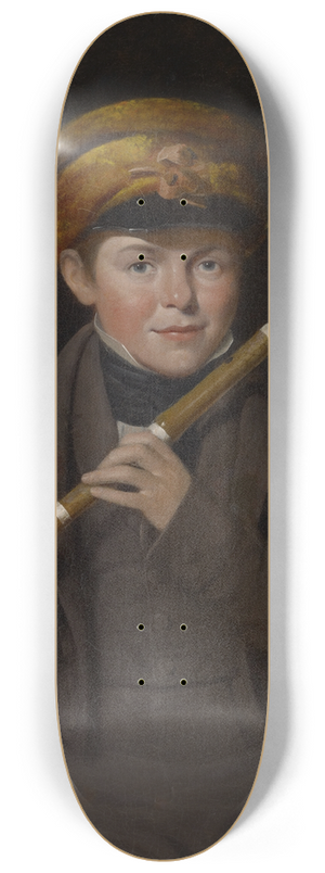 John Opie - John Gurney Jr., the Little FlutePlayer 8.25 inch art skate deck
