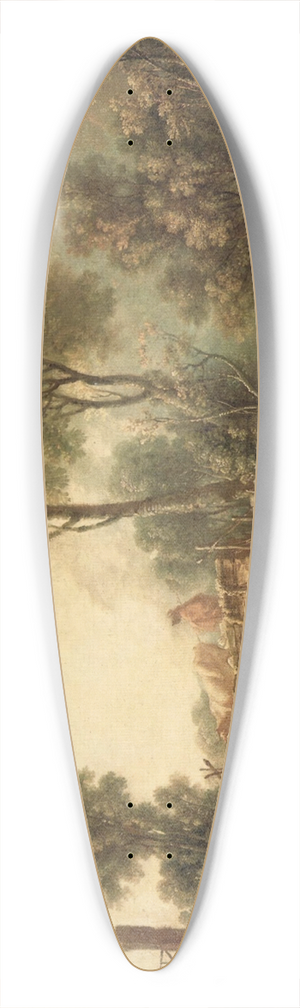 Franois Boucher - The Bridge 39.3 inch art pintail longboard deck