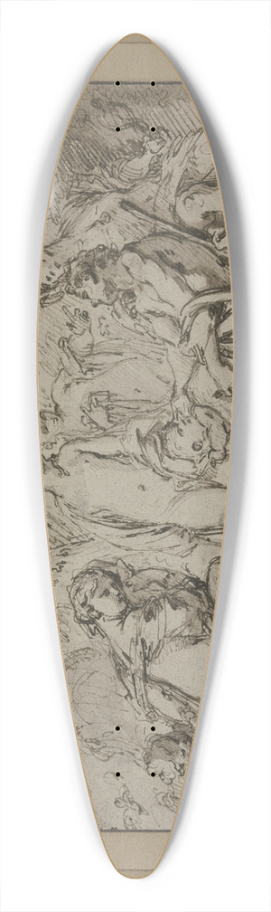 Franois Boucher - The Judgment of Paris 39.3 inch art pintail longboard deck