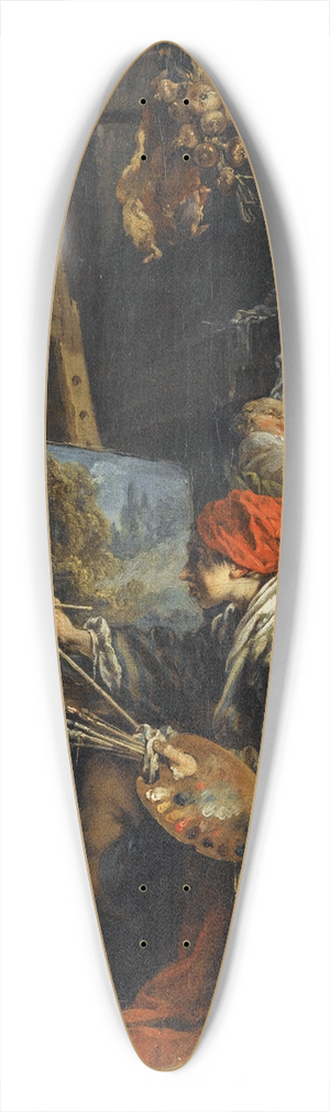 Franois Boucher - The Landscape Painter 39.3 inch art pintail longboard deck