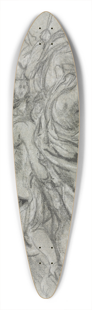 Franois Boucher - Venus and Cupid 39.3 inch art pintail longboard deck