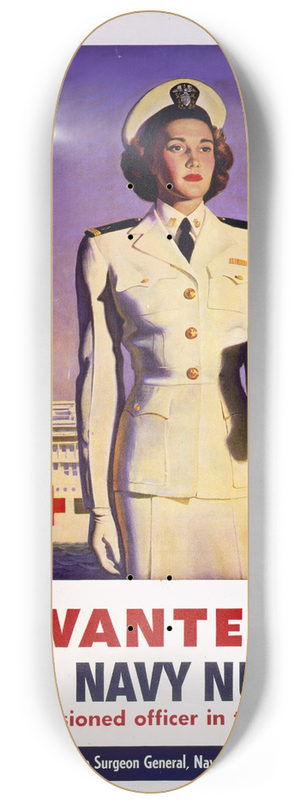 John Philip Falter - Wanted more Navy nursesBe a commissioned officer in the U.S. Navy 8.25 inch art skate deck