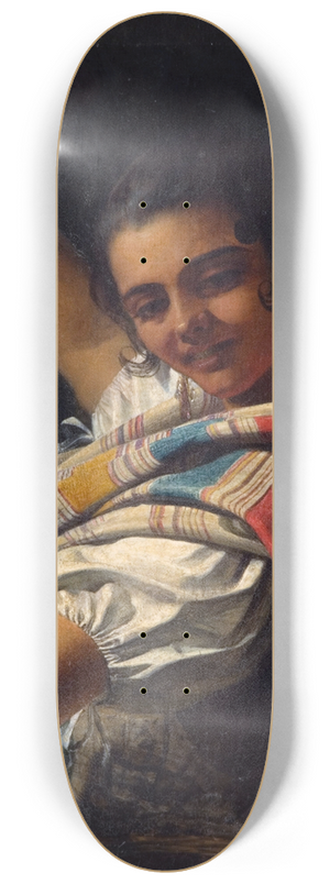 John Phillip - The Orange Girl 8.25 inch art skate deck John Phillip - The Orange Girl 8.25 inch art skate deck