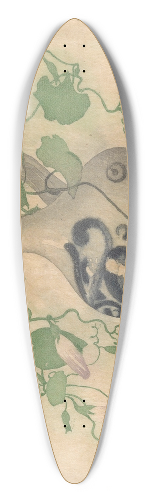 Frans Everbag - Winde in een kan van aardewerk 39.3 inch art pintail longboard deck