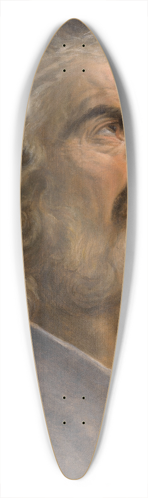 Frans Floris - Man with a Beard 39.3 inch art pintail longboard deck