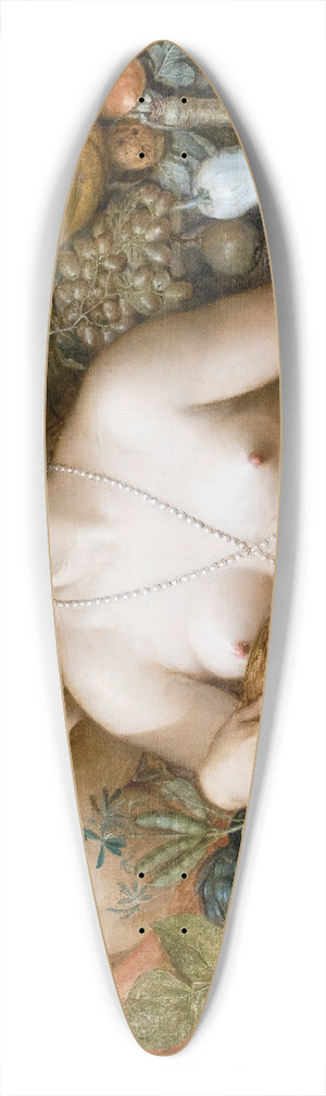 Frans Floris - Pomona 39.3 inch art pintail longboard deck