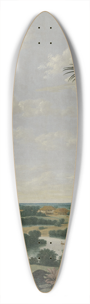 Frans Post - Landscape in Brazil 39.3 inch art pintail longboard deck