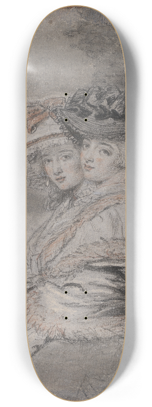 John Raphael Smith - An Evening Walk 8.25 inch art skate deck