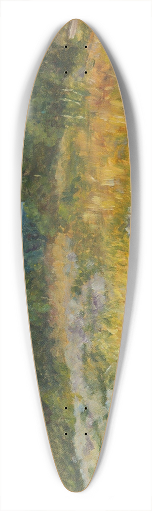 Frantiek Kavn - A Little Bit of Heather 39.3 inch art pintail longboard deck