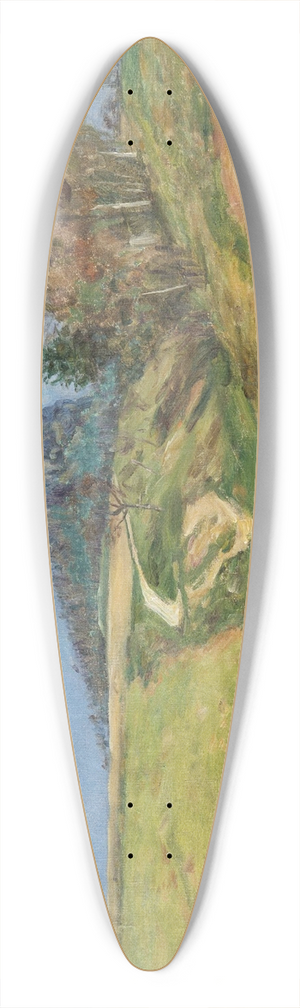 Frantiek Kavn - Spring beneath Trosky 39.3 inch art pintail longboard deck