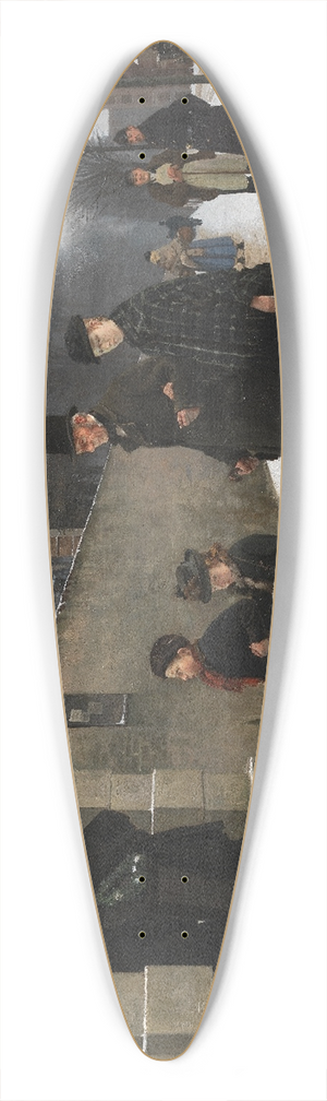 Frants Henningsen - A Funeral 39.3 inch art pintail longboard deck
