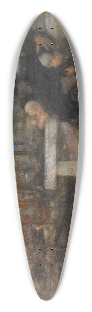 Frantz Charlet - The Widower 39.3 inch art pintail longboard deck
