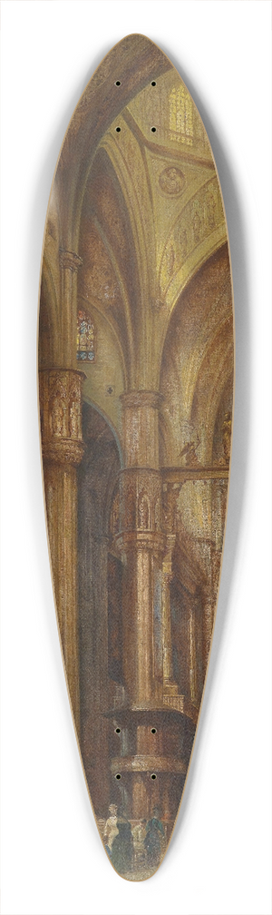 Franz Alt - Blick in den Mailnder Dom 39.3 inch art pintail longboard deck