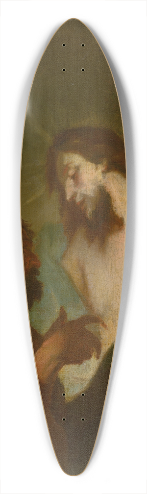 Franz Anton Maulbertsch - Christ And The Doubting Thomas 39.3 inch art pintail longboard deck