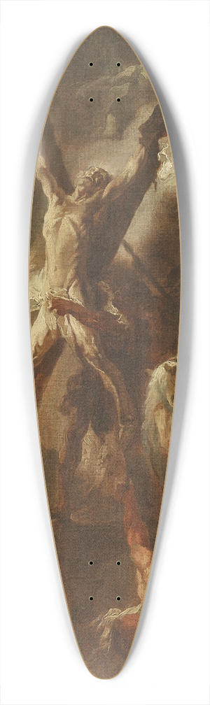 Franz Anton Maulbertsch - Das Martyrium des heiligen Andreas 39.3 inch art pintail longboard deck