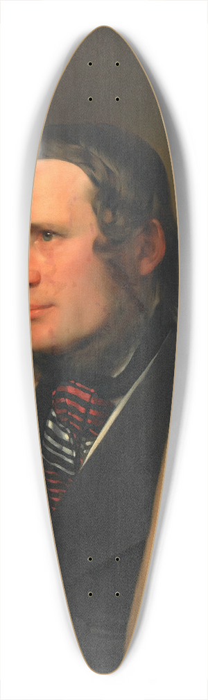 Franz Eybl - Carl Gross 39.3 inch art pintail longboard deck