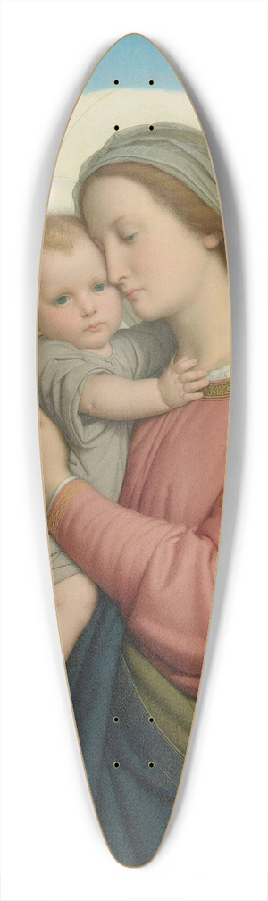 Franz Ittenbach - Mater Christi 39.3 inch art pintail longboard deck