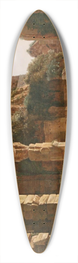 Franz Ludwig Catel - Inside the Colosseum 39.3 inch art pintail longboard deck