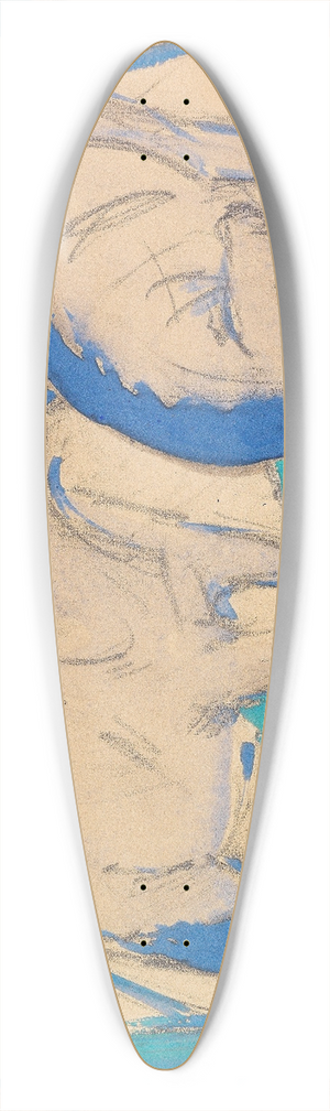 Franz Marc - Zwei Pferde, blaugrn 39.3 inch art pintail longboard deck