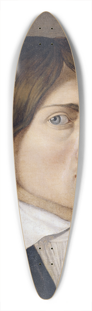 Franz Pforr - Self-portrait 39.3 inch art pintail longboard deck