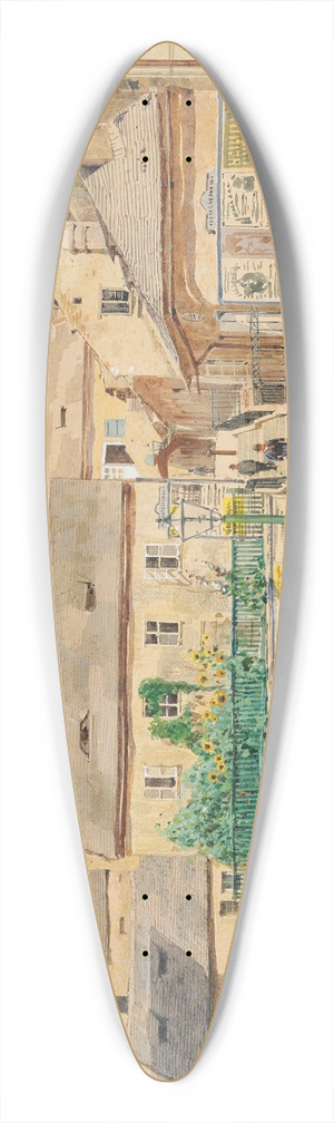 Franz Poledne - Vienna, Ratzenstadl 39.3 inch art pintail longboard deck