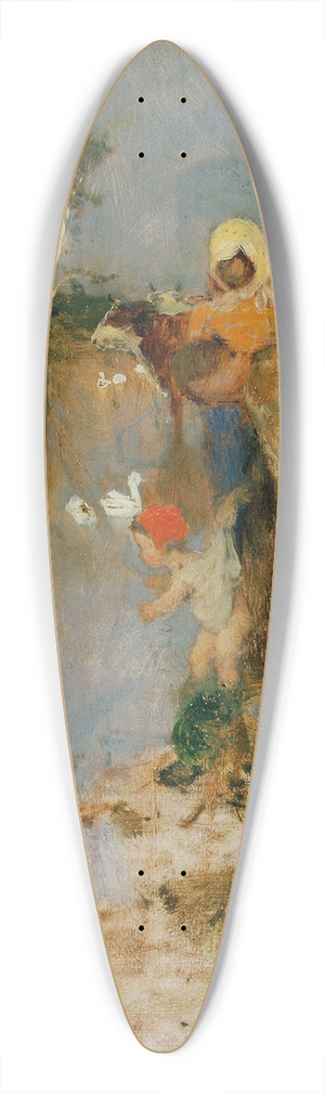 Franz Rumpler - Sommer 39.3 inch art pintail longboard deck