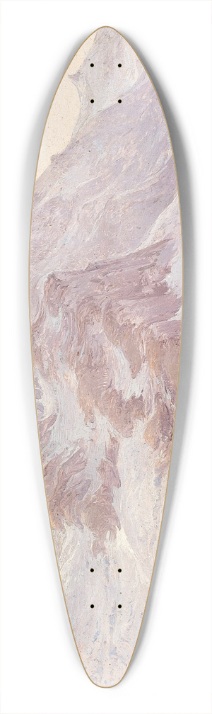 Franz Steinfeld - Huts on a mountain pasture 39.3 inch art pintail longboard deck