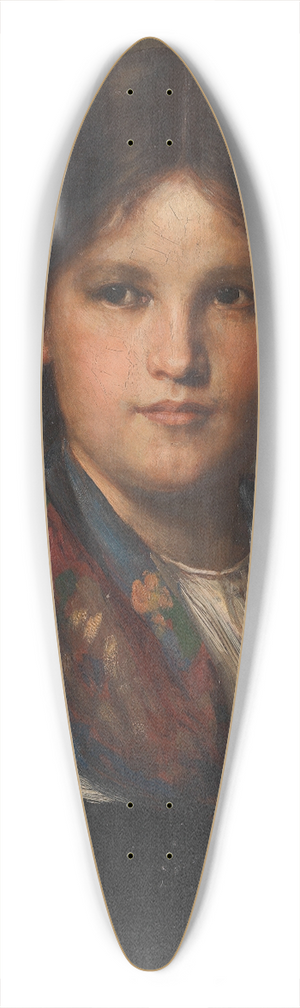 Franz von Defregger - Dirndl 39.3 inch art pintail longboard deck