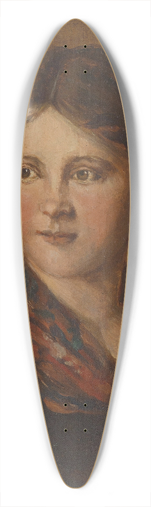 Franz von Defregger - Tiroler Dirndl 39.3 inch art pintail longboard deck