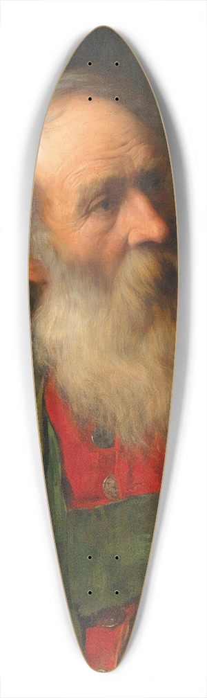 Franz von Defregger - Tyrolean Farmer 39.3 inch art pintail longboard deck