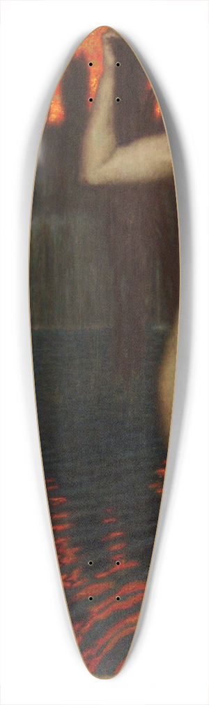 Franz von Stuck - Bathsheba 39.3 inch art pintail longboard deck