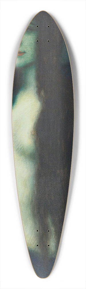 Franz von Stuck - Die Snde (The Sin) 39.3 inch art pintail longboard deck