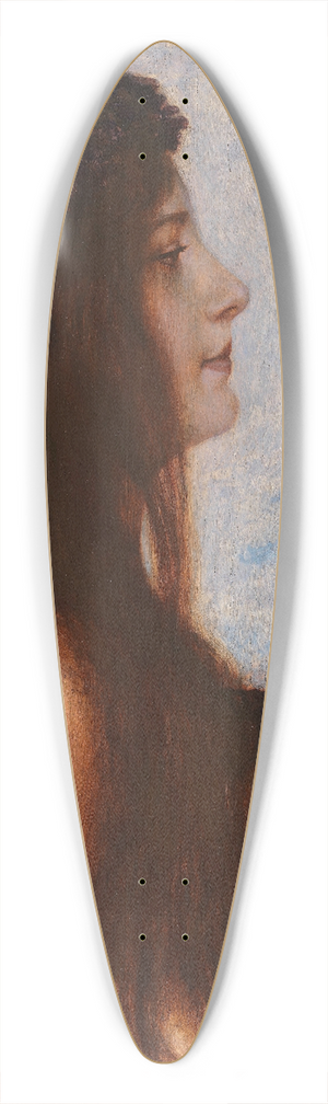 Franz von Stuck - Frhling 39.3 inch art pintail longboard deck