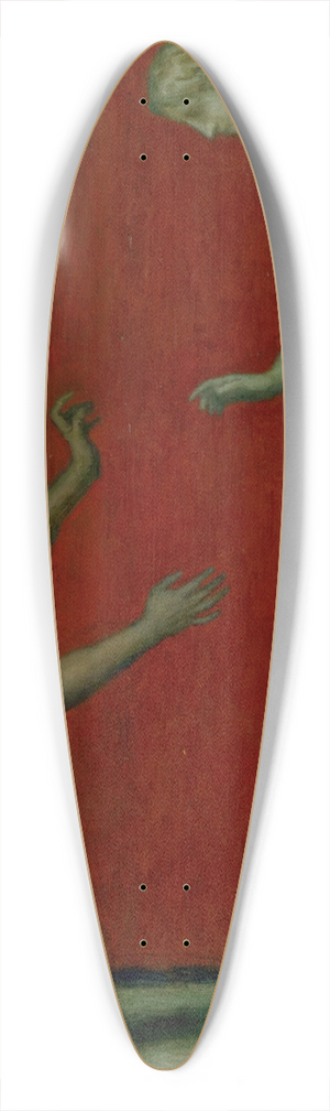 Franz von Stuck - Pygmalion 39.3 inch art pintail longboard deck