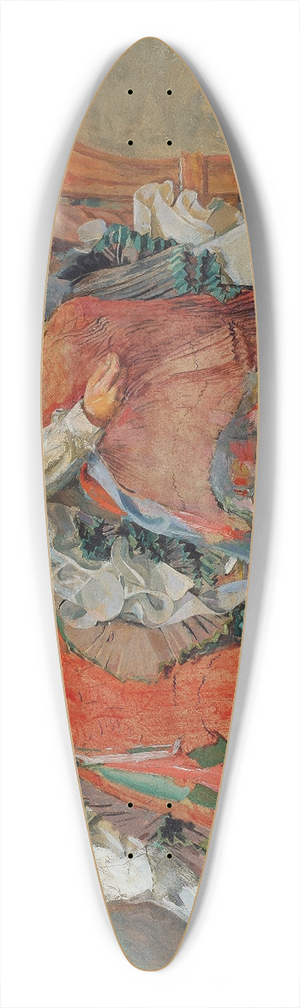 Franz Wiegele - Gailtaler 39.3 inch art pintail longboard deck